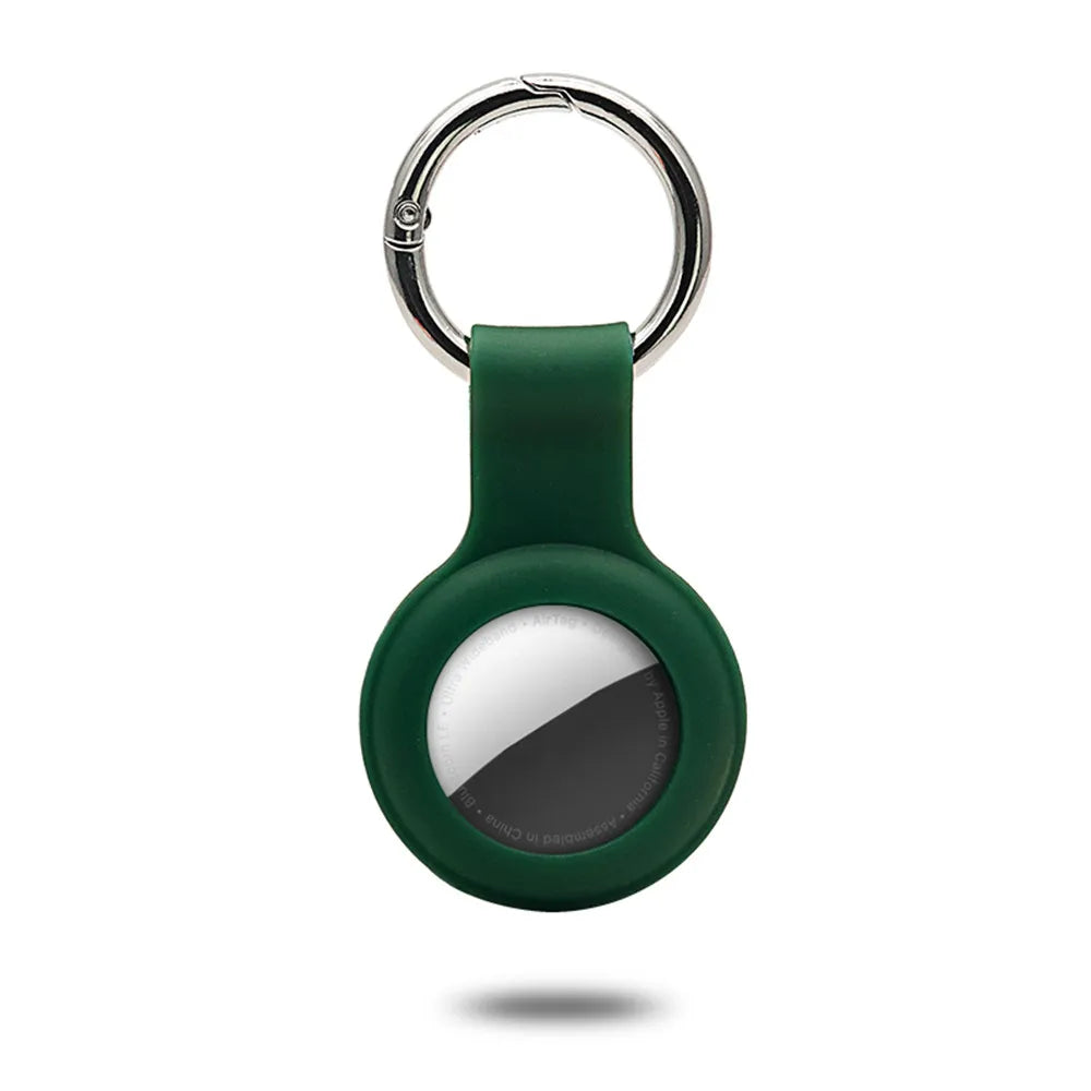Cover for Apple Airtags Case Liquid Silicone Protective Shell Tracker Accessories Anti-Scratch Sleeve Keychain Air Tag Case