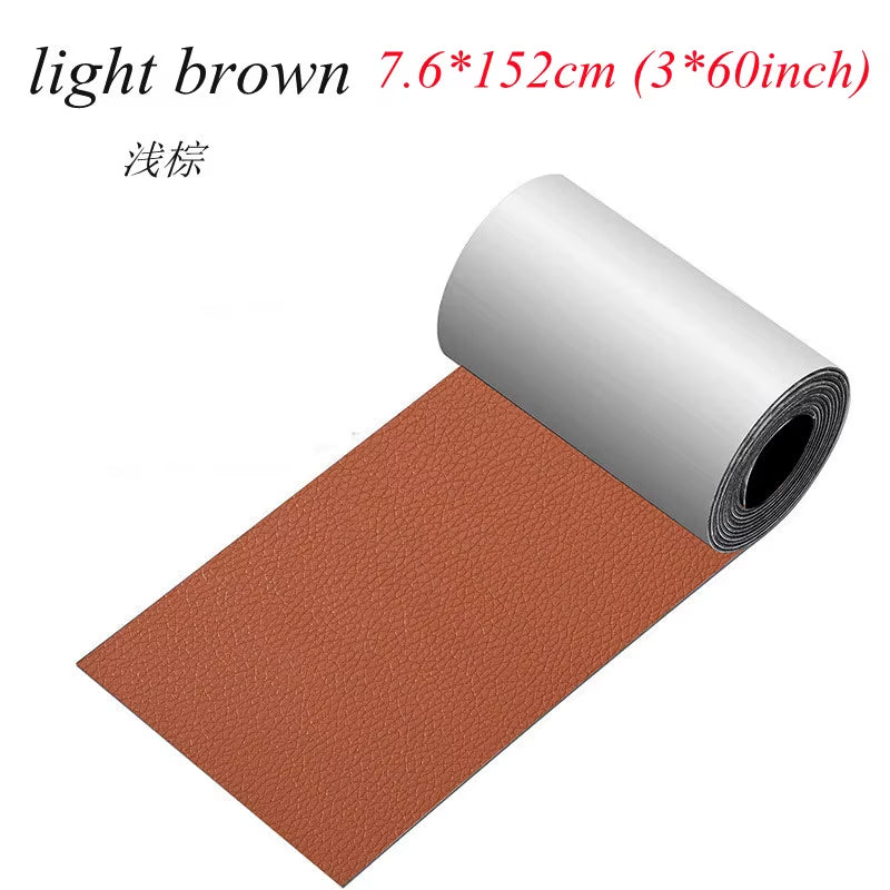 Thickened Self-Adhesive Leather Repair Sticker Design Diy PU Leather Patch Sticky for Car Seat Home Sofa Bag Refurbishing Patch