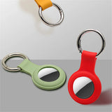 Cover for Apple Airtags Case Liquid Silicone Protective Shell Tracker Accessories Anti-Scratch Sleeve Keychain Air Tag Case