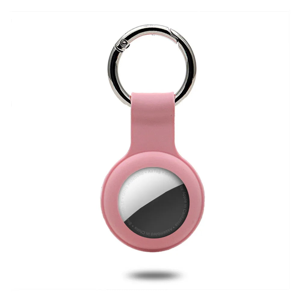 Cover for Apple Airtags Case Liquid Silicone Protective Shell Tracker Accessories Anti-Scratch Sleeve Keychain Air Tag Case