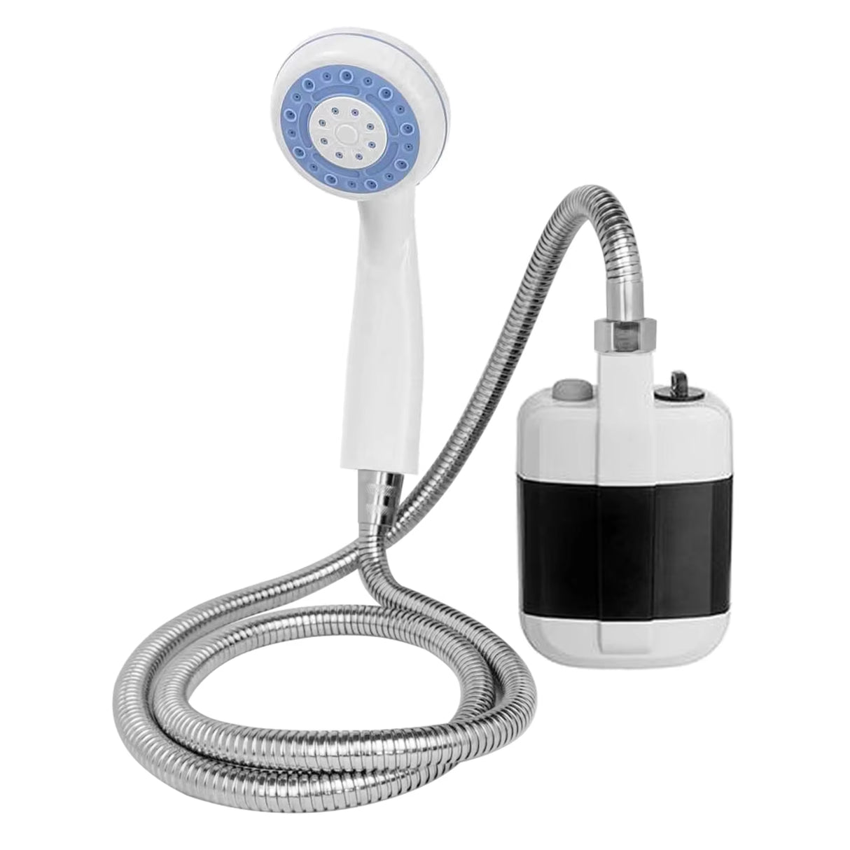 Portable Camping Shower Rechargeable Shower Head Bathing 3.7V Pump 4.9Ft for Outdoor Travel Hiking Beach Pet Cleaning Equipment