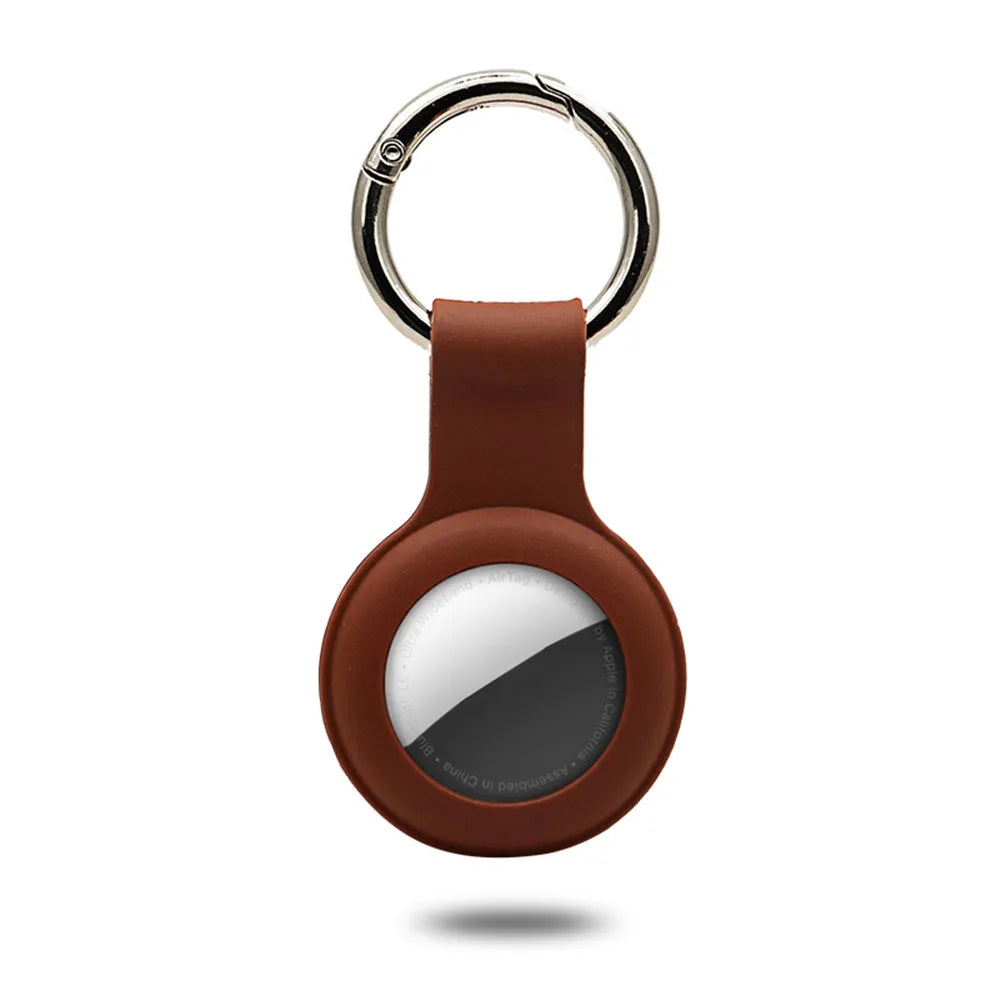 Cover for Apple Airtags Case Liquid Silicone Protective Shell Tracker Accessories Anti-Scratch Sleeve Keychain Air Tag Case