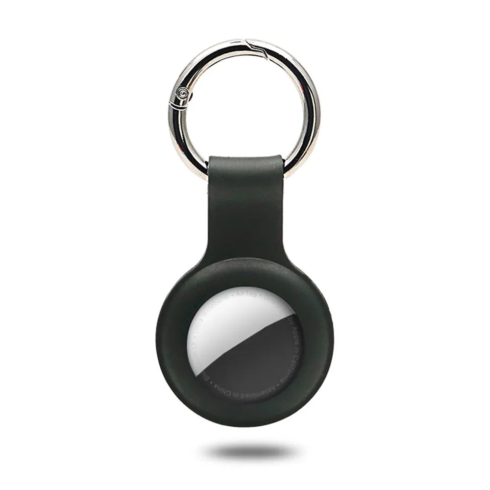 Cover for Apple Airtags Case Liquid Silicone Protective Shell Tracker Accessories Anti-Scratch Sleeve Keychain Air Tag Case