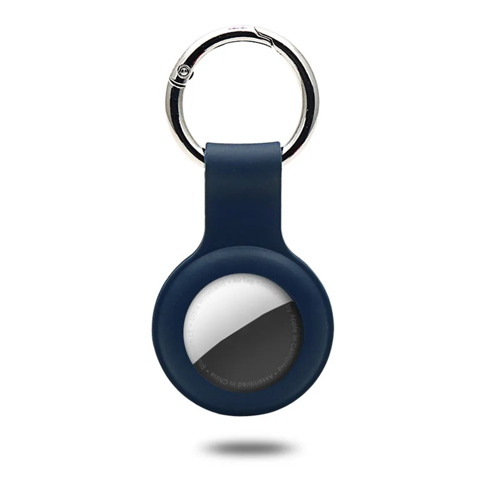 Cover for Apple Airtags Case Liquid Silicone Protective Shell Tracker Accessories Anti-Scratch Sleeve Keychain Air Tag Case